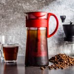 Hario Konvice na Cold Brew Coffee - MIZUDASHI, červená, 600 ml – Zboží Dáma