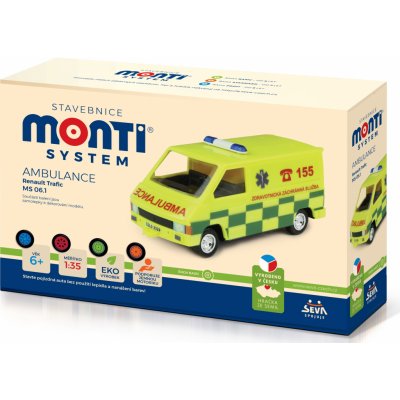 Stavebnice Monti System MS 06.1 Ambulance Renault Trafic 1:35