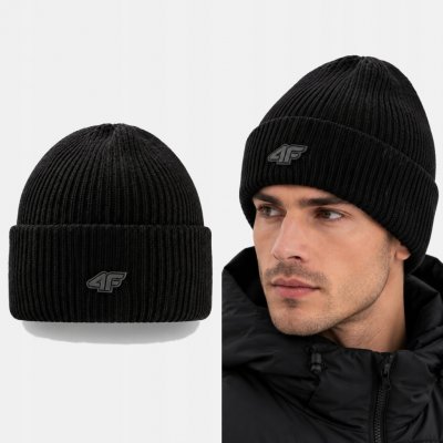 4F zimní beanie čepice na zimu černá – Hledejceny.cz