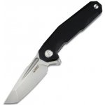 KUBEY Carve Liner Lock Folding Knife Black G10 Handle KB237G