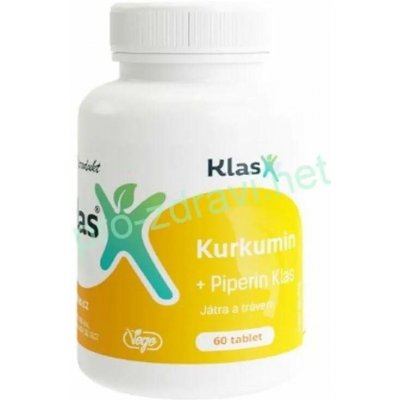 Klas Kurkumin a Piperin 60 tablet – Hledejceny.cz