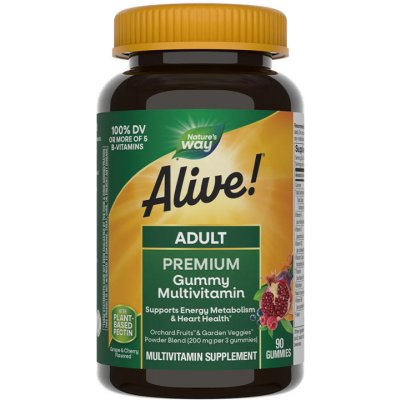 Natures Way Alive! Premium Adult Multivitamin Gummies 90 želé – Hledejceny.cz