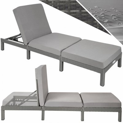 TECTAKE Sofia šedé 402308 – Hledejceny.cz