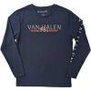 Pánské tričko s potiskem Van Halen Unisex Long Sleeve T-shirt: 84 Tour back Sleeve Print