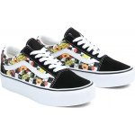 Vans Old Skool Platform Poppy Checkerboard black – Hledejceny.cz