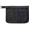 Zástěra Premier Workwear Džínová zástěra s kapsou PR138 Indigo Denim 31x32cm