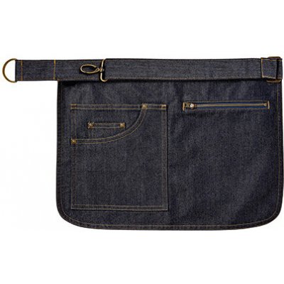Premier Workwear Džínová zástěra s kapsou PR138 Indigo Denim 31x32cm – Hledejceny.cz