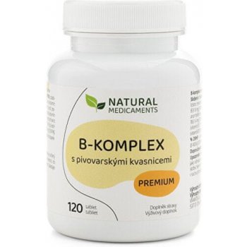 Natural Medicaments B-komplex s pivovarskými kvasnicemi Premium 120 tablet