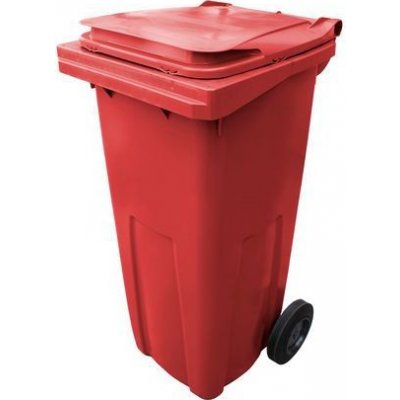 Extera Plastová venkovní popelnice na tříděný odpad 120 l červená 11424 – Zboží Mobilmania