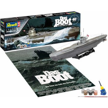 Revell Gift-Set ponorka 05675 Movie Set DAS BOOT 40th Anniversary 1:144
