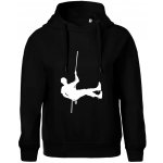 Visící horolezec Oversized mikina dámská Moon kratší + širší Černá – Zboží Dáma