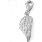 Zlatnictví Zlatíčko Stříbrný přívěsek s karabinkou křídlo AGP10 – Hledejceny.cz