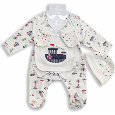 Bebe bonito Komplet pro miminka porodnice 5 dílný námořnický – Sleviste.cz