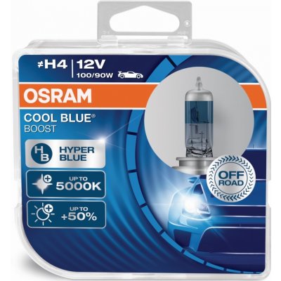 Osram Cool Blue Boost H7 P43t 12V 100/90W 2 ks – Zboží Mobilmania