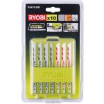 Ryobi RAK10JSB 10ti dílná sada pilových plátků pro přímočaré pily – Zboží Dáma