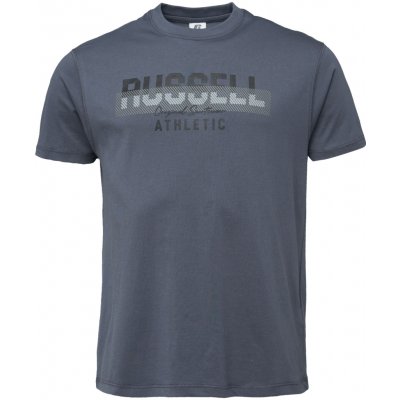 Russell Athletic T-SHIRT Tmavě šedá Černá Šedá – Zboží Dáma