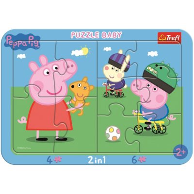 Trefl deskové Peppa Pig 32,5 x 23 cm 10 dílků – Hledejceny.cz