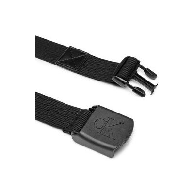 Calvin Klein Jeans pánský pásek Logo Plaque Webbing belt K50K510160 Černá – Zbozi.Blesk.cz