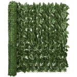 zahrada-XL Balkónová zástěna s tmavě zelenými listy 500 x 100 cm – Zboží Mobilmania