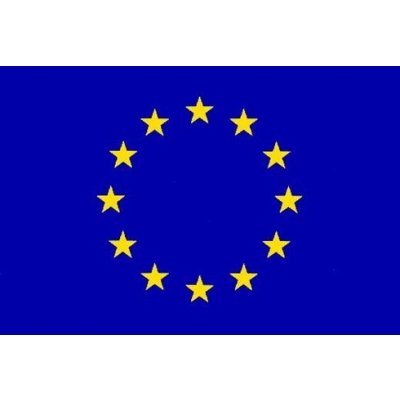 Vlajka EU - prapor, karabiny na zavěšení 90 × 60