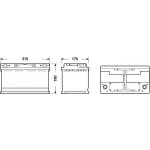 Exide AGM A12V 82Ah 800A EK820 | Zboží Auto