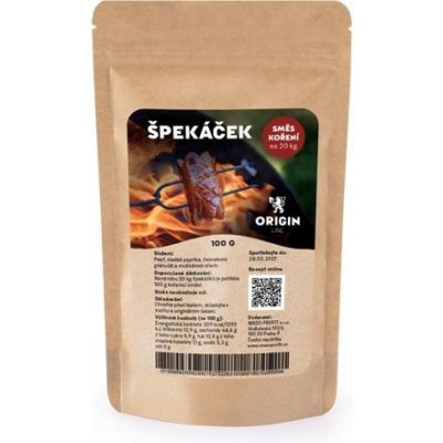 Origin Line Kořenicí směs bez soli Špekáčky 100 g – Zboží Dáma