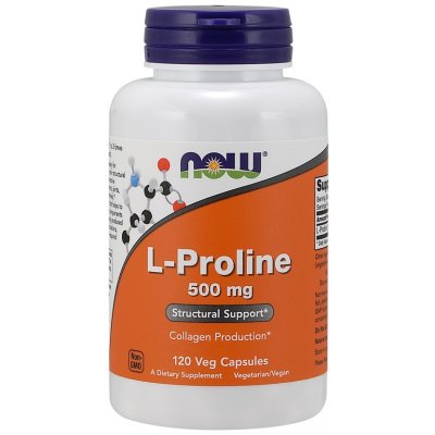 Now Foods Foods L-Proline 500 120 kapslí – Hledejceny.cz