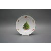 mísa a miska Bohemia Porcelán 1987 Miska kompotová Ofélie Christmas Tree FZL 16 cm