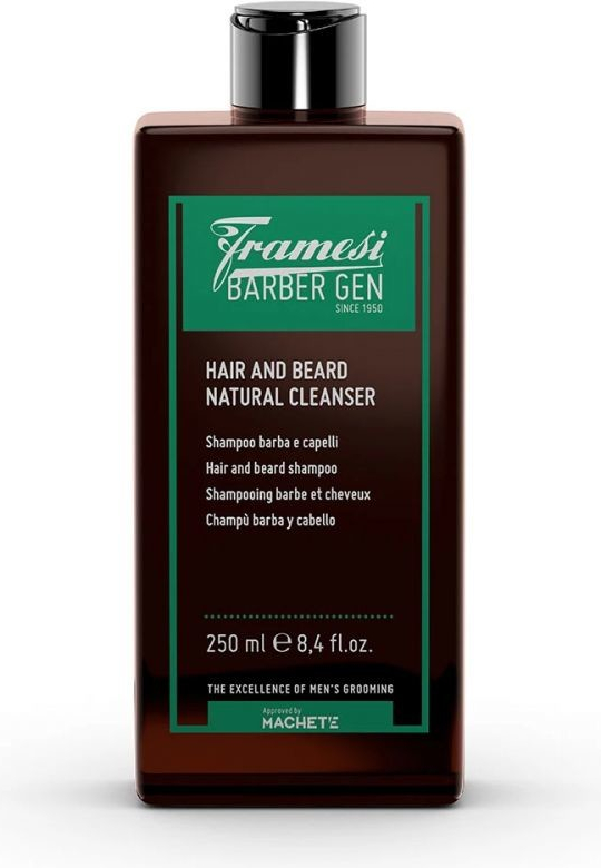 Framesi Barber Gen Hair & Beard Natural Cleanser Shampoo 250 ml