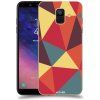 Pouzdro a kryt na mobilní telefon Samsung Pouzdro ACOVER Samsung Galaxy A6 A600F s motivem Triangles