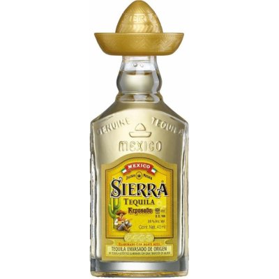 Sierra Tequila Gold Mini 38% 0,04 l (holá láhev) – Zbozi.Blesk.cz
