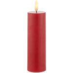 SIRIUS Vosková LED svíčka Sille 15cm červená prům. 5 cm – Hledejceny.cz