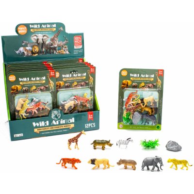 Wiky Zvířátka divoká set 10 ks 6 cm – Hledejceny.cz