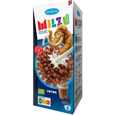 Nordcrunch Milzu BIO Cereální kuličky s kakaem 150 g – Hledejceny.cz