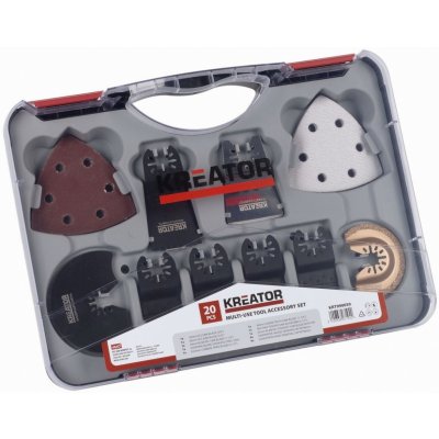 Sada příslušenství Kreator KRT990050 pro oscilační brusky 20ks – Zboží Dáma
