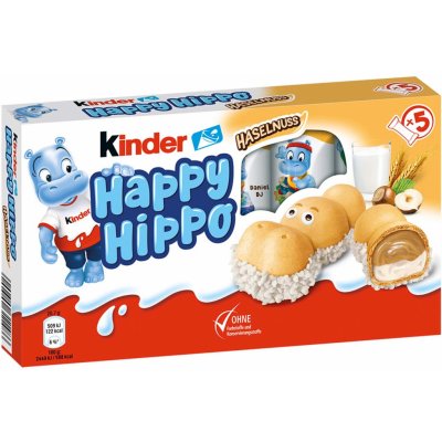 Ferrero Kinder Happy Hippo Haselnuss 103,5 g – Zbozi.Blesk.cz