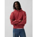 Gap Oversize mikina Heavyweight Červená – Zboží Mobilmania