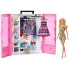 Panenka Barbie Barbie Přenosná skříň na šaty s příslušenstvím