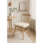 Takoy King s umělou kožešinou bílý HT-00227 40 x 40 x 6 cm – Zboží Dáma