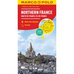 Northern France Marco Polo Map - Ile de France, Haute-Normandie, Picardie Marco PoloSheet map, folded – Sleviste.cz