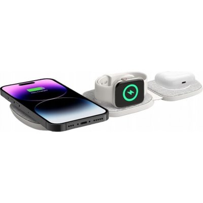 Nabíječka pro iPhone, Apple Watch a AirPods - Tech-Protect, A32 MagSafe Wireless Charger White – Hledejceny.cz