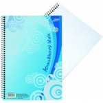 Bobo blok s boční spirálou A4 čistý 40 listů – Hledejceny.cz