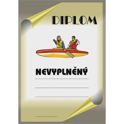 Vodáci diplom A4 č.5 – Zboží Dáma