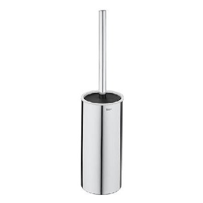 Roca Tempo WC souprava stojící kartáč miska plast chrom A817038001 – Hledejceny.cz