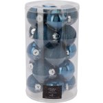 Home Styling Collection Skleněné vánoční koule Ø 6 cm 20 kusů modré modrý – Hledejceny.cz