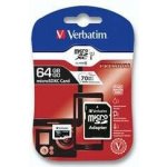 Verbatim MicroSDXC 64 GB 44084 – Zbozi.Blesk.cz
