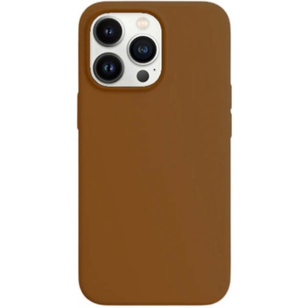 Pouzdro a kryt na mobilní telefon Pouzdro SES Magnetic Leather MagSafe kožené Apple iPhone 12 mini - hnědé