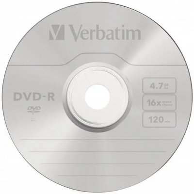 Verbatim DVD-R 4,7GB 16x, AZO, jewel, 1ks (43519)