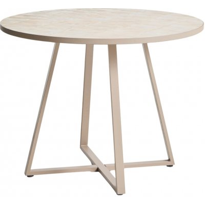 Kave Home zahradní stůl Tella 120 cm Béžový – Hledejceny.cz