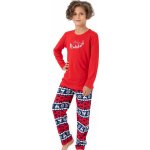 Dětské pyžamo Santa 1F0762 červené
